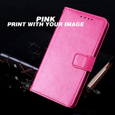 JOOKI PU Бумажник кожаный чехол для iPhone XS Max XR X ваш собственный дизайн флип на заказ DIY Печать Фото чехол для телефона - Цвет: Розовый