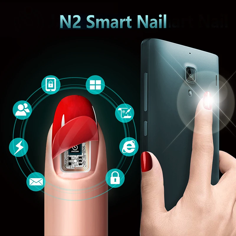 1 шт. умная наклейка для ногтей аксессуары для ногтей Наклейка nfc поддержка IC карта копия Смарт Носимых Gadge TSLM2