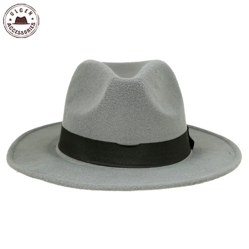 grey fedora hat mens