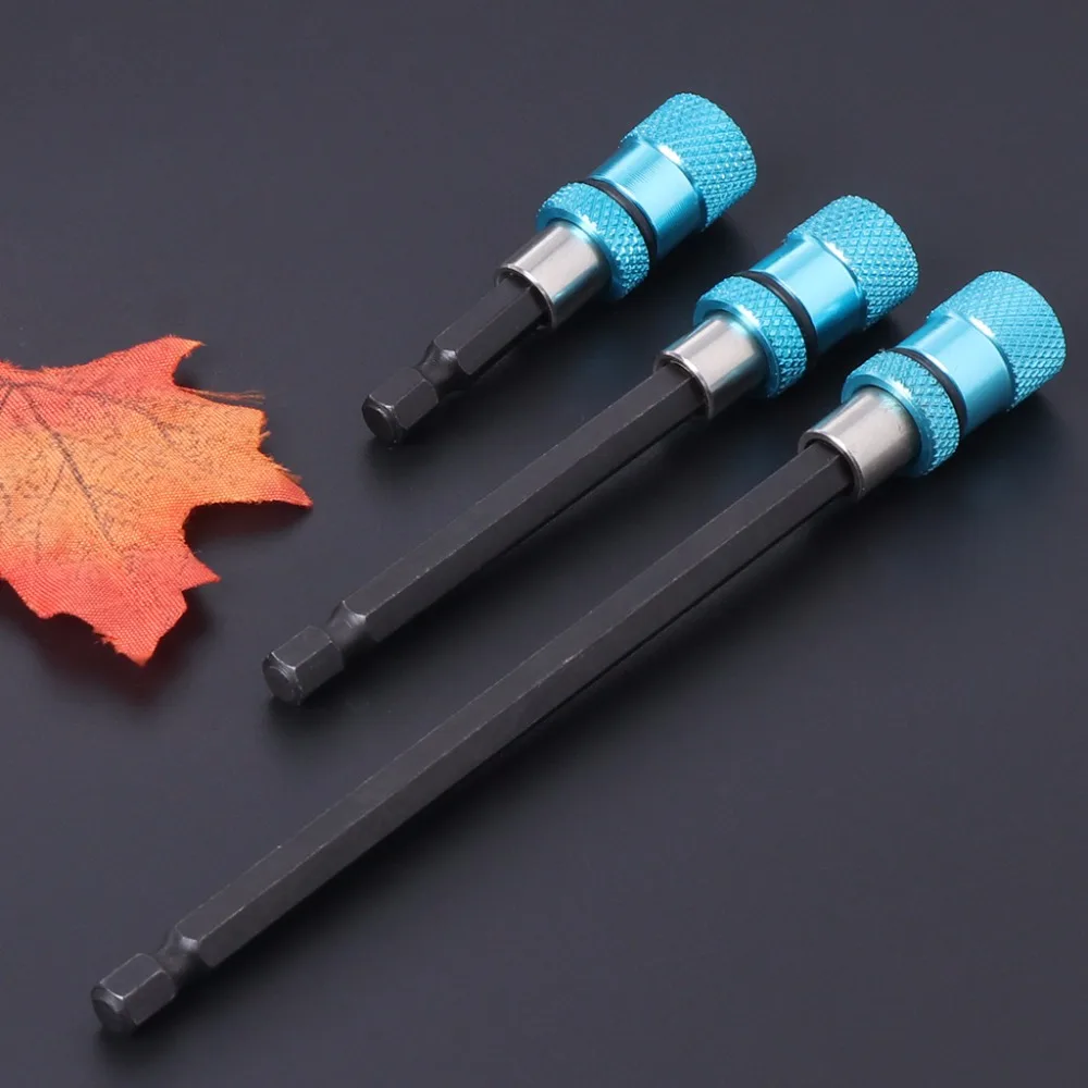 OOTDTY-10mm-150mm-Durable-1-4-Shank-Magnetic-Drywall-Screw-Bit-Holder-Hex-Shank-Drill-Screw (1)