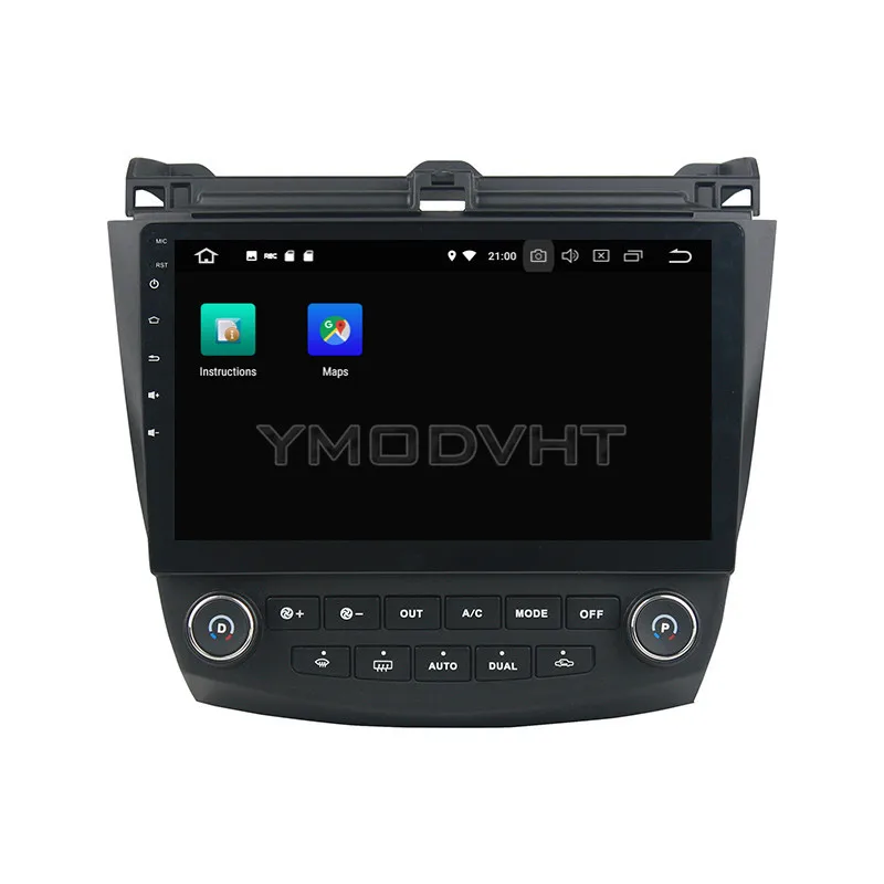 Ymodvht 10,1 дюймов Android 8,0 Octa Core PX5, 4 Гб оперативной памяти, 32 Гб встроенной памяти, автомобильный DVD плеер Радио Стерео gps для Honda Accord 7 2003 2004 2005 2006 2007