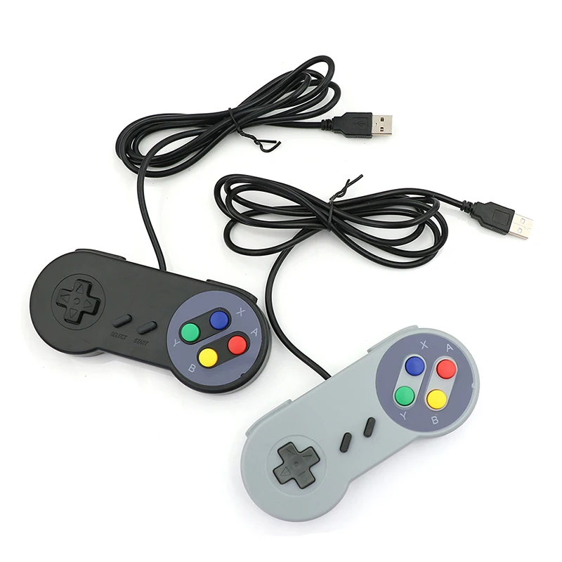 Игровой джойстик геймпад Контролер для nintendo SNES игровой коврик игровой контроллер USB для Windows PC MAC компьютерный джойстик управления