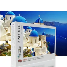 Головоломка для взрослых 1000/кусочки головоломки Jigsaw версия перегородки Эгейское море шаблон обучающая игрушка сборка украшения подарок
