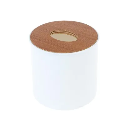 

BF040 High-grade multilayer wood box lid round wooden cover napkin box fashion tissue box 13.5*13cm Free shipping