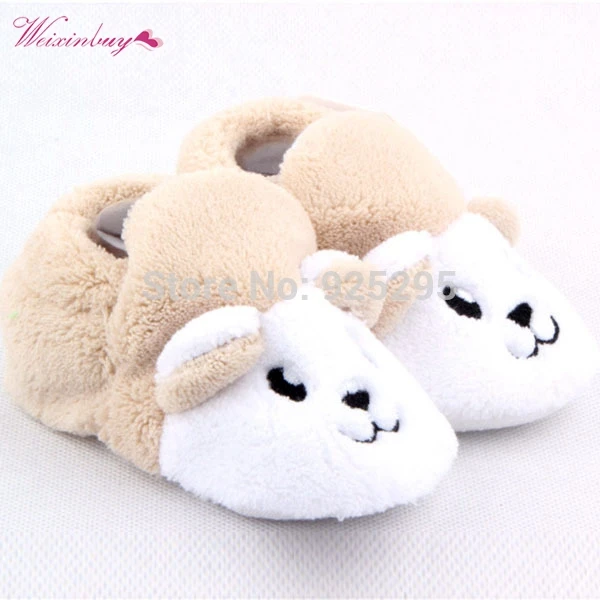 

Infant Babys Shoes Unisex Cartoon Tigger/Rabbit/Bear/Bee Cotton Warm Soft Shoes First Walker 0-12M