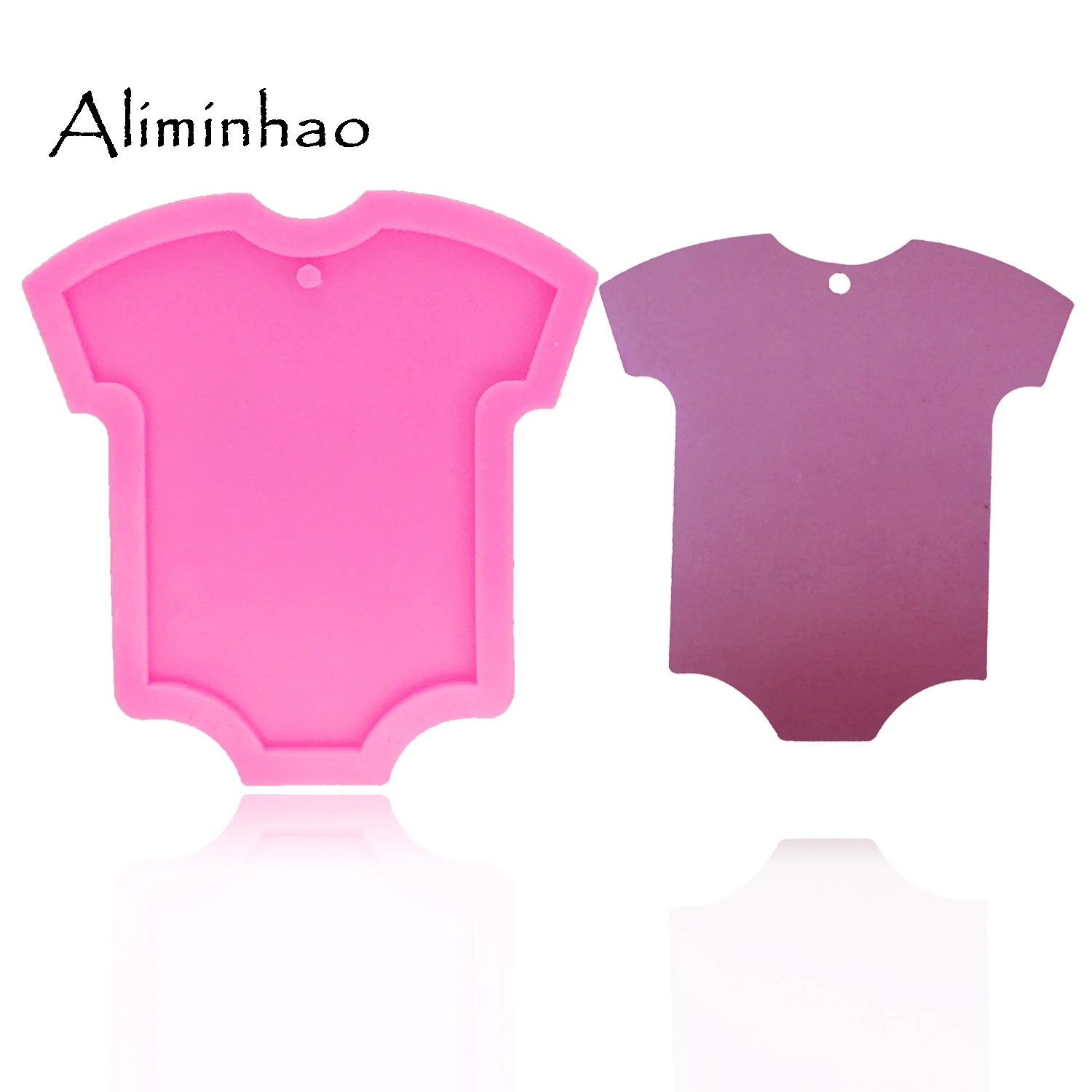 

DY0062 shiny Baby clothes shape silicone mold for key chain Pendant moulds polymer clay DIY Jewelry Making epoxy Resin mold