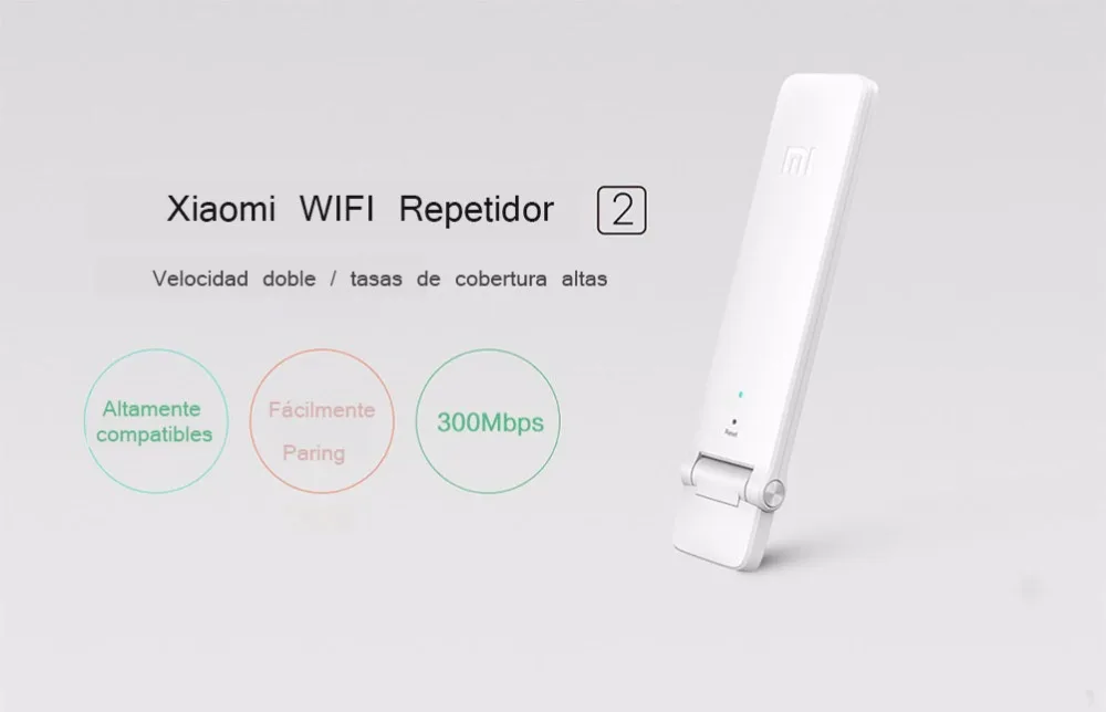 Xiaomi WIFI Repeater 2 300Mbps 802.11n Amplifier Extender 2 Universal Repitidor Wi-Fi Extender  Wireless WIFI Extende Signal-1