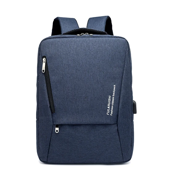 Мужские рюкзаки, школьные сумки для подростков мальчиков, Большой Вместительный рюкзак для ноутбука, модный мужской рюкзак для путешествий - Цвет: Синий