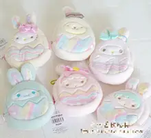 New Cute 15cm Gemini Melody Beauty Kitty Plush Zero Wallet for kids Stuffed PP Cutton backpack