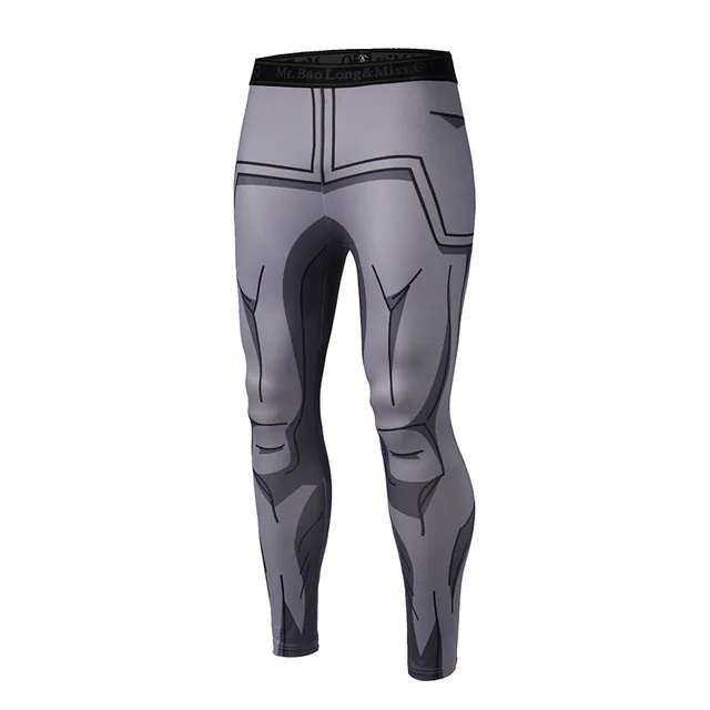 Брендовая одежда новое поступление Мужские штаны 3D принт Жемчуг дракона Z Наруто обтягивающие леггинсы брюки модные колготки спортивные брюки M-3XL - Цвет: Черный