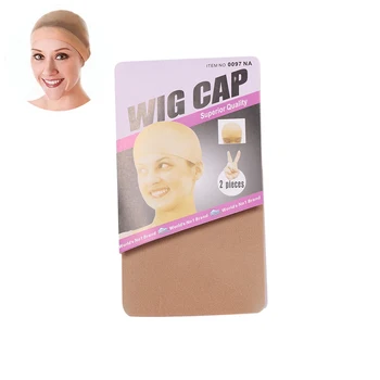 

1Pc Beige Wig Cap Unisex Natural Nylon Wig Caps Skin Tone Color Stretchy Close End Wig Caps Colorful