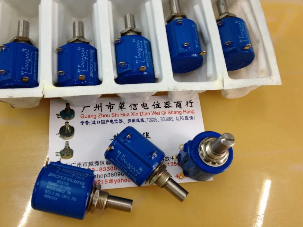 

Original new 100% United States import 3500S-2-202 2K 500R 2K 5K 50K turn wirewound potentiometer 100K (SWITCH)