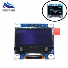 5 шт. 0,9" синий 0,96 дюймов O светодиодный модуль 128X64 O светодиодный ЖК-дисплей светодиодный Дисплей модуль 0,96" IIC I2C общаться MODU