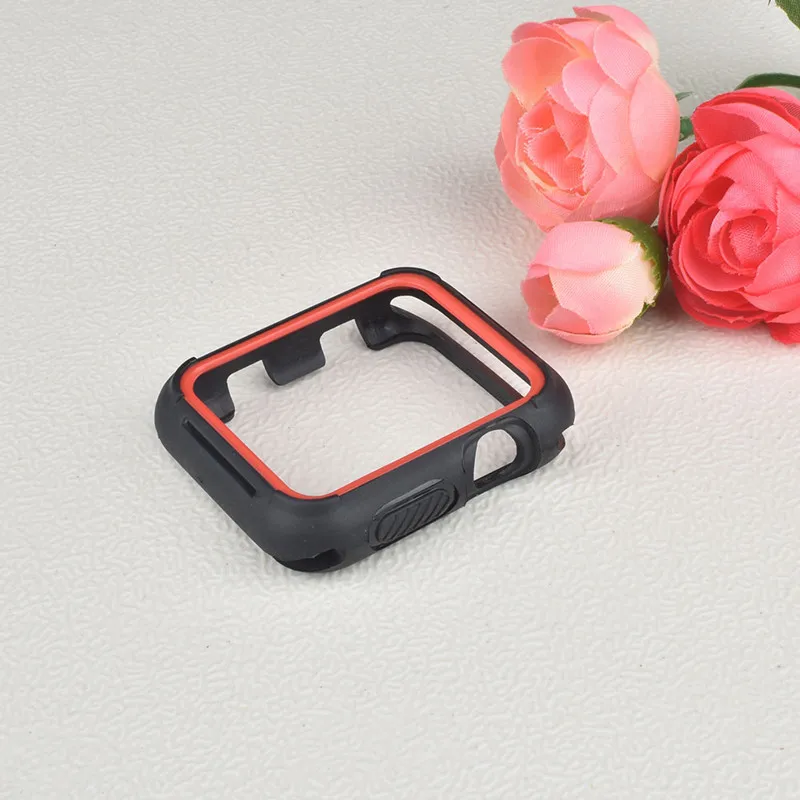 TPU Cover For Apple watch Case Apple watch 5 4 44mm 40mm Silicone Protector Bumper for iWatch 3 2 1 42mm 38mm Accessories 44 40