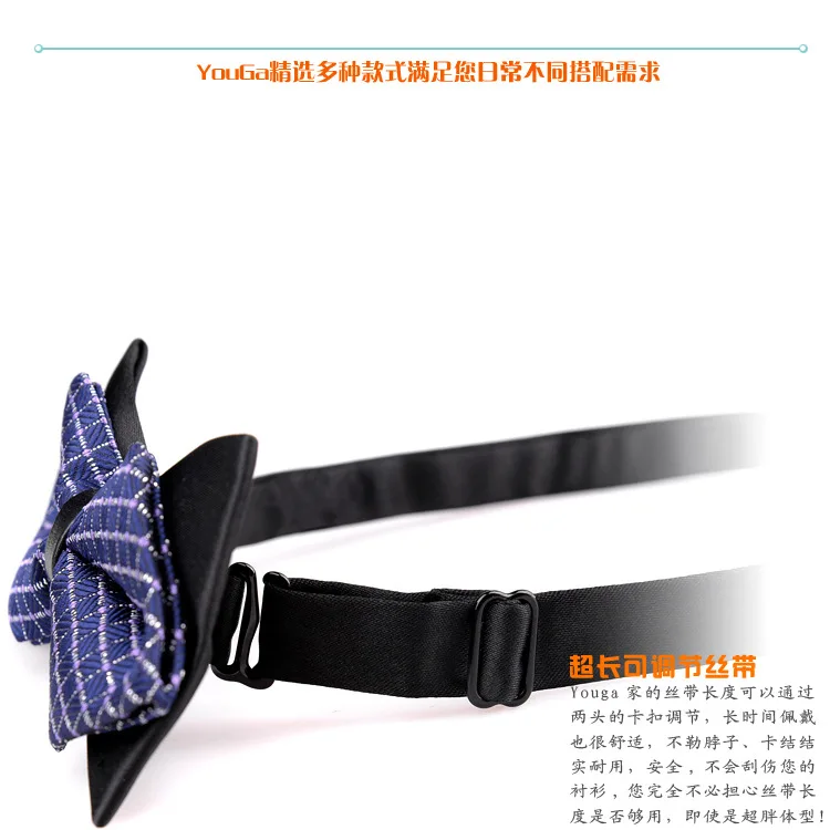 20 style summer men's neckwear neck self gold bow tie silver black silk fashion casual male pink bowtie wedding lote