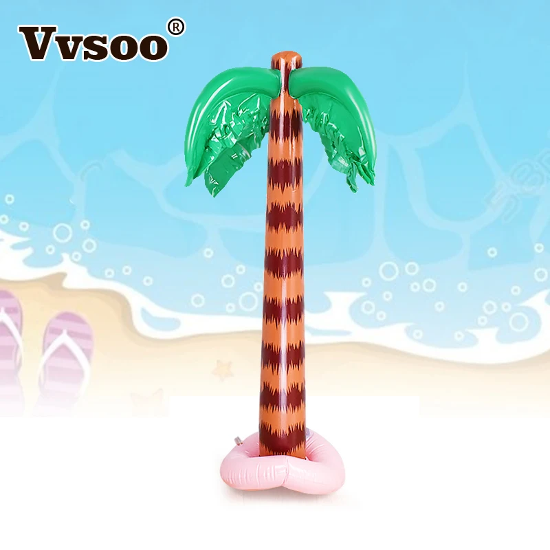 

Vvsoo Jungle Toy Inflatable Hawaiian Tree Large Inflatable for Coconut Tree For Hawaiian Summer Beach Party Decoration 85x27.5cm