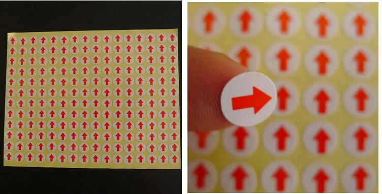 small red dot stickers