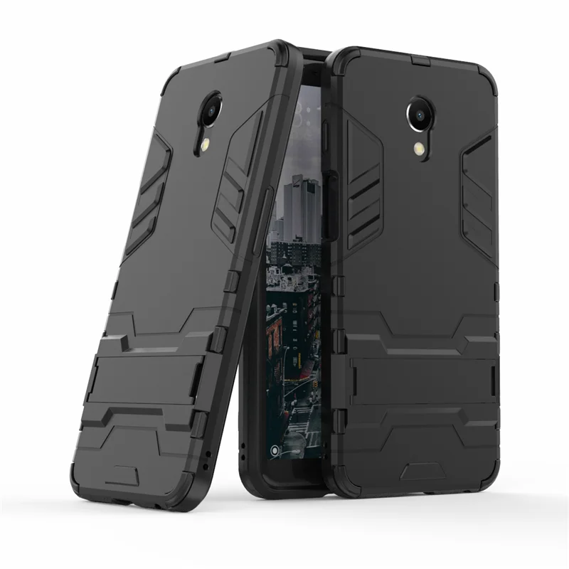 meizu back cover PDGB Armor Case For MEIZU M6 Note M3 M5 Case Meizu M5S A5 M5c M5 M6T M6s S6 15 Plus M15 15 Lite Hybird TPU Hard PC Shell Cover meizu back cover