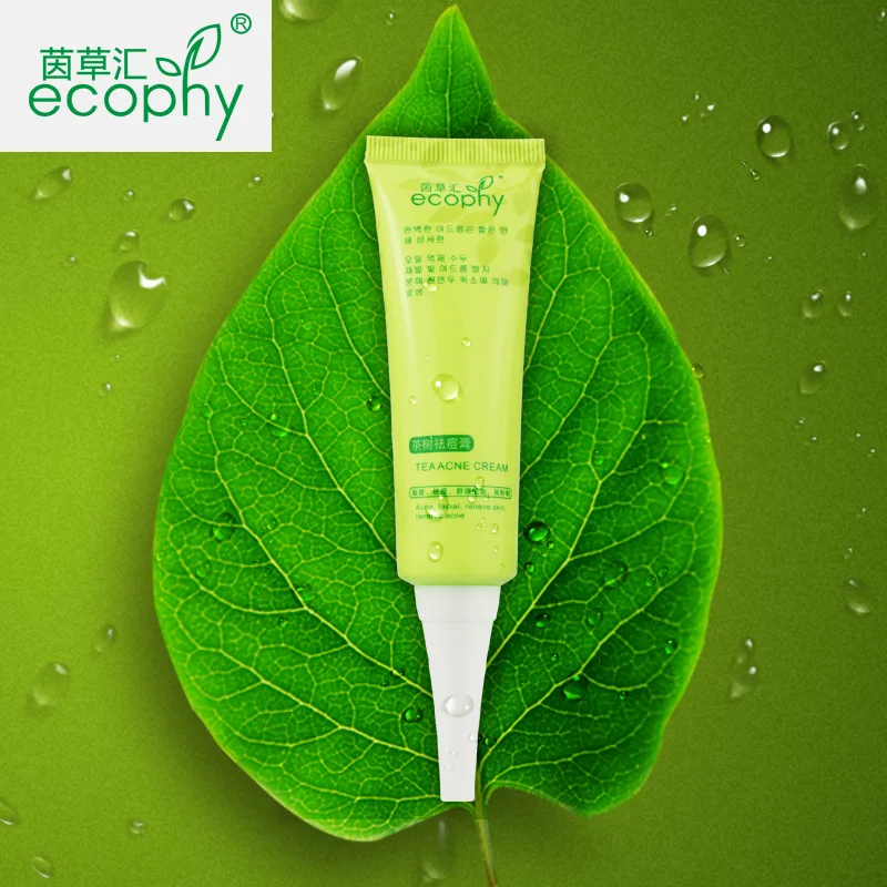 Ecophy чайное дерево лечебный гель для лица крем от акне для сухой кожи, угревая кожа лекарство акне Лечение Уход за кожей для черных точек