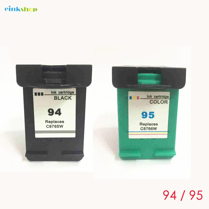 Einkshop cartucho de tinta para impresora hp 94 95, recambio de tinta  Compatible con Deskjet 5740, 6520, 6540, 6620, PhotoSmart 2610, 2710| Cartuchos de tinta| - AliExpress