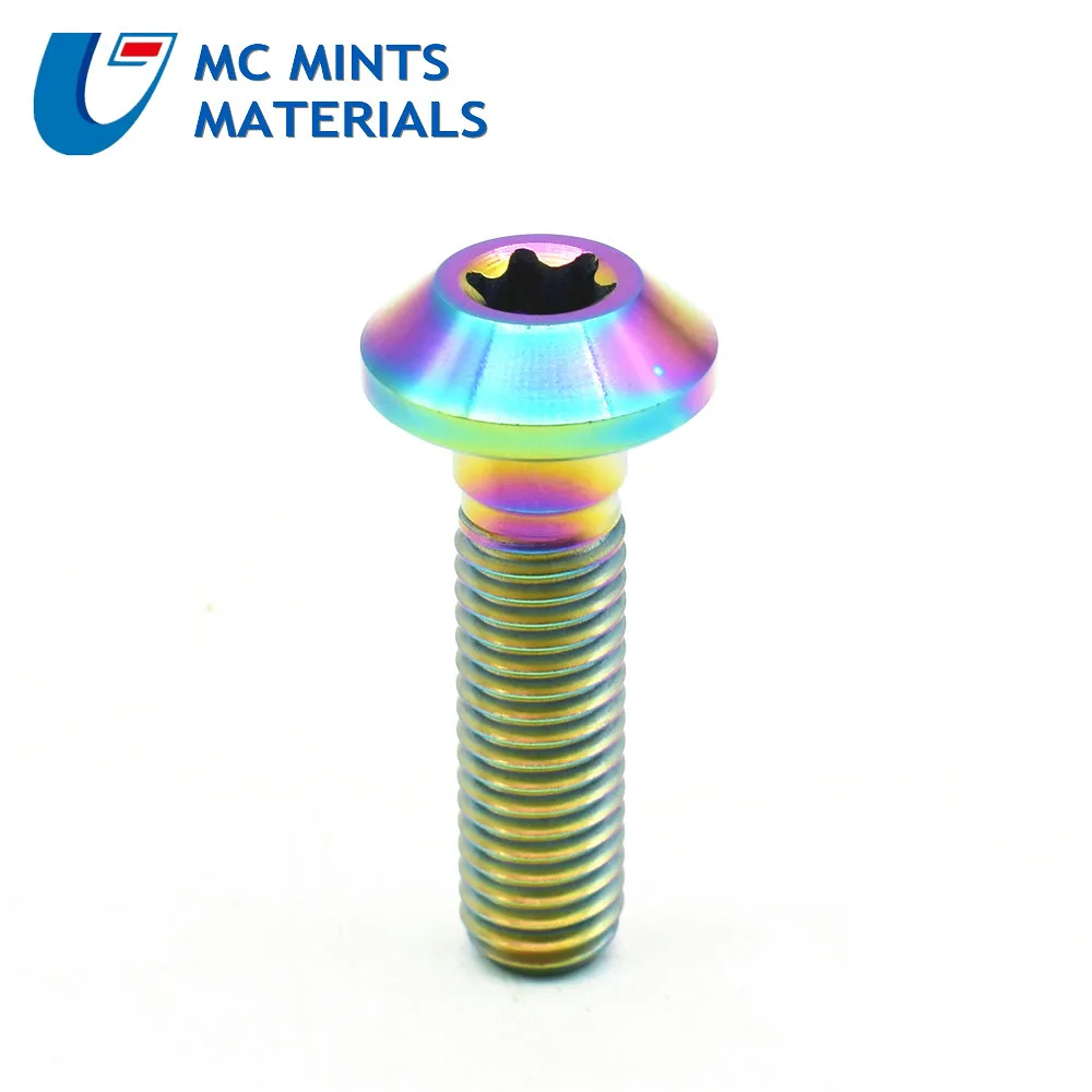 

Titanium Bolts M8 x20/30mm Motorcycle ModificationBrake Disc DIY Ti Bolt Calipers Pan Torx Head Ti Screws Ti Fasteners