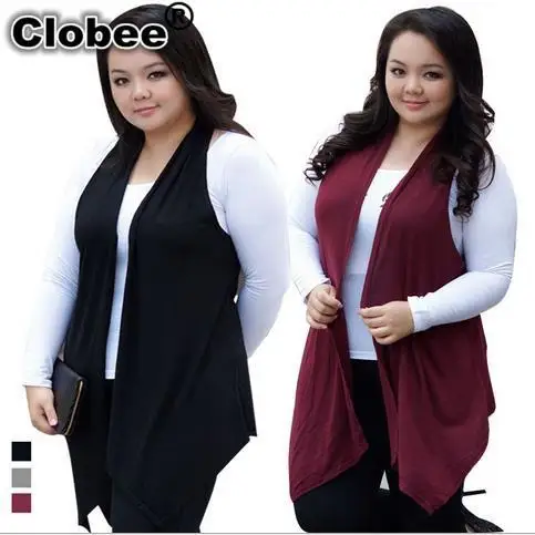 

Casaco Feminino 2018 Women Autumn Spring Sleeveless Casual Long Summer Vests Big Plus Size Female Knitted Vests YK31