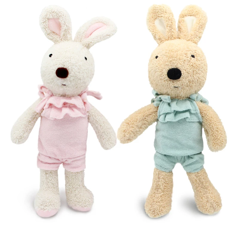 Le sucre носить платье 30 см kawaii Кролик плюшевые игрушки кролик мягкие куклы детские игрушки подарки, одежду можно снять