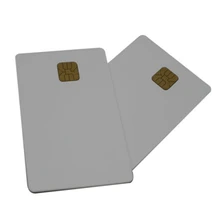 1000 шт. ISO7816 для печати белый пустой ПВХ свяжитесь с Fudan 4428 смарт-карты