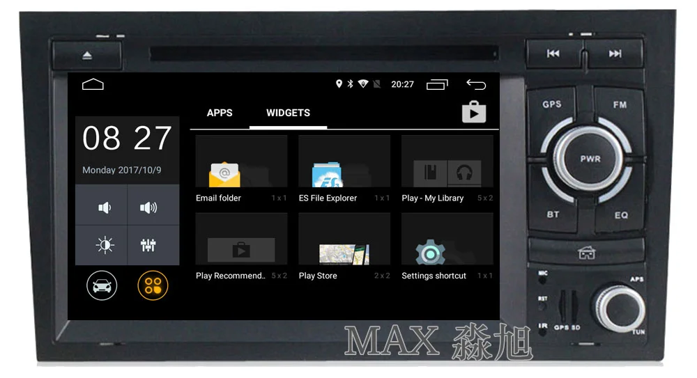 Top MAX For Audi A4 B6 B7 S4 2003-2011 Car Radio GPS Navigation System CD Player Bluetooth call/music SWC free map 4G Mirror Link 1