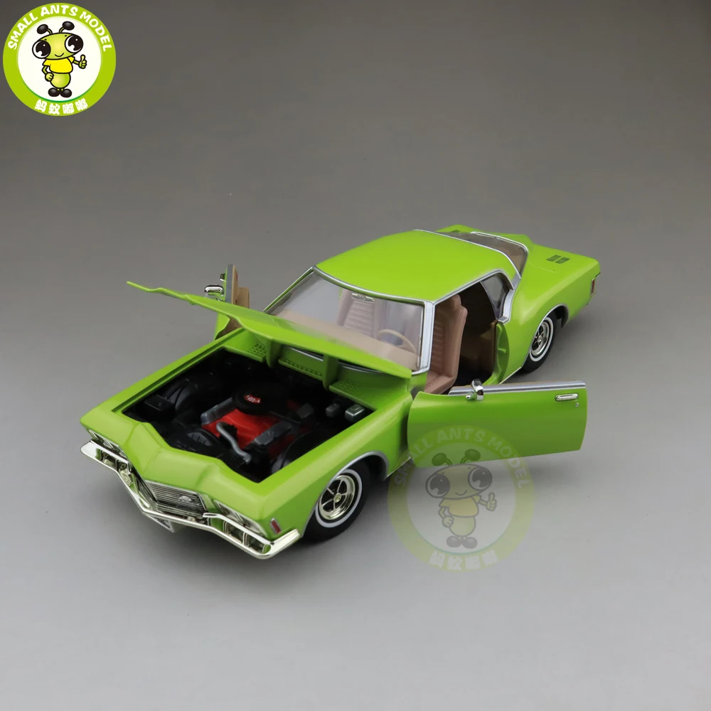 1/18 1971 Buick RIVIERA GS Road Подпись литая под давлением Модель автомобиля игрушки для мальчиков и девочек подарок