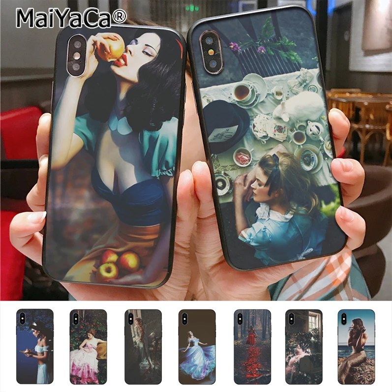 

MaiYaCa Princess Amazing landscape Phone Case for iPhone X XS XR XS MAX 8plus 7 6splus 5s se 5c 7plus case Cover