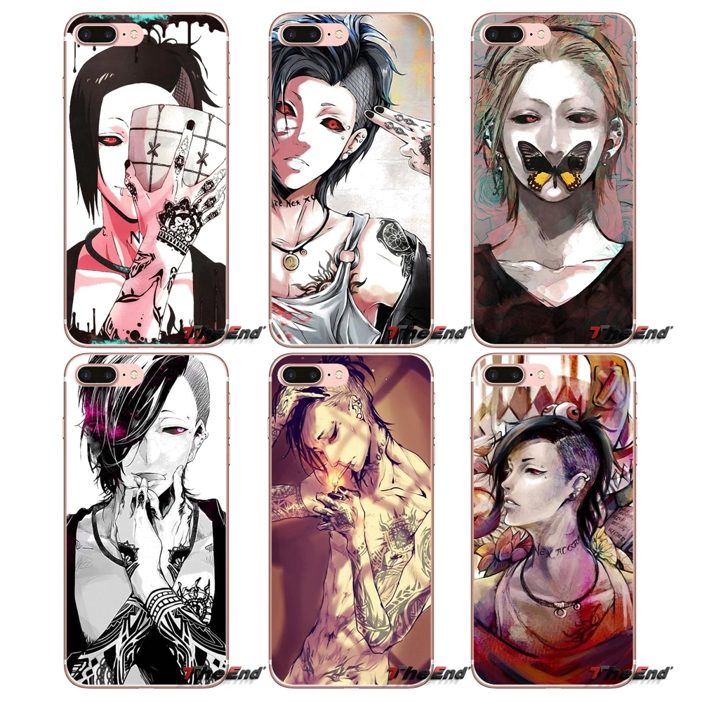 

Transparent Soft Cases Covers For Huawei G7 G8 P7 P8 P9 Lite Honor 4C 5X 5C 6X Mate 7 8 9 Y3 Y5 Y6 II 2 Pro 2017 tokyo ghoul uta