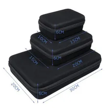 Promotion Travel Storage Collection Bag Case for Gopro Hero 3/4 Sj4000 Xiaomi Yi Action Soocoo Camera Sport Cam for Gopro