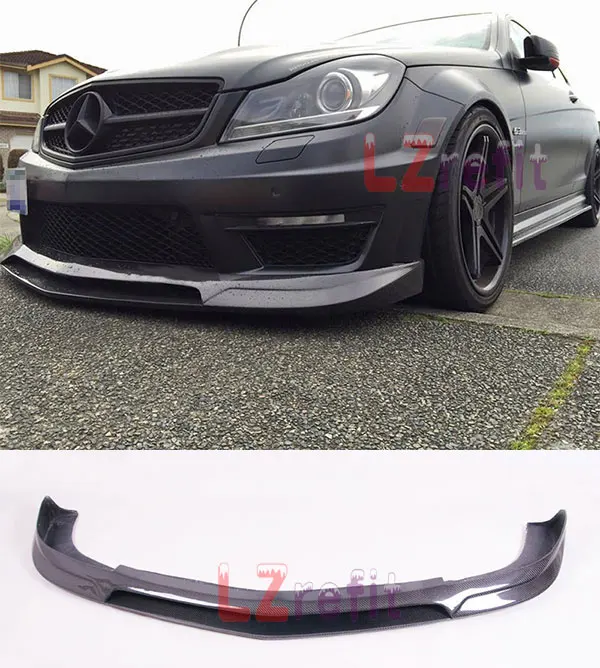 

Real Carbon Fiber Rev Front Lip Spoiler For Mercedes Benz W204 C63 AMG 11-13