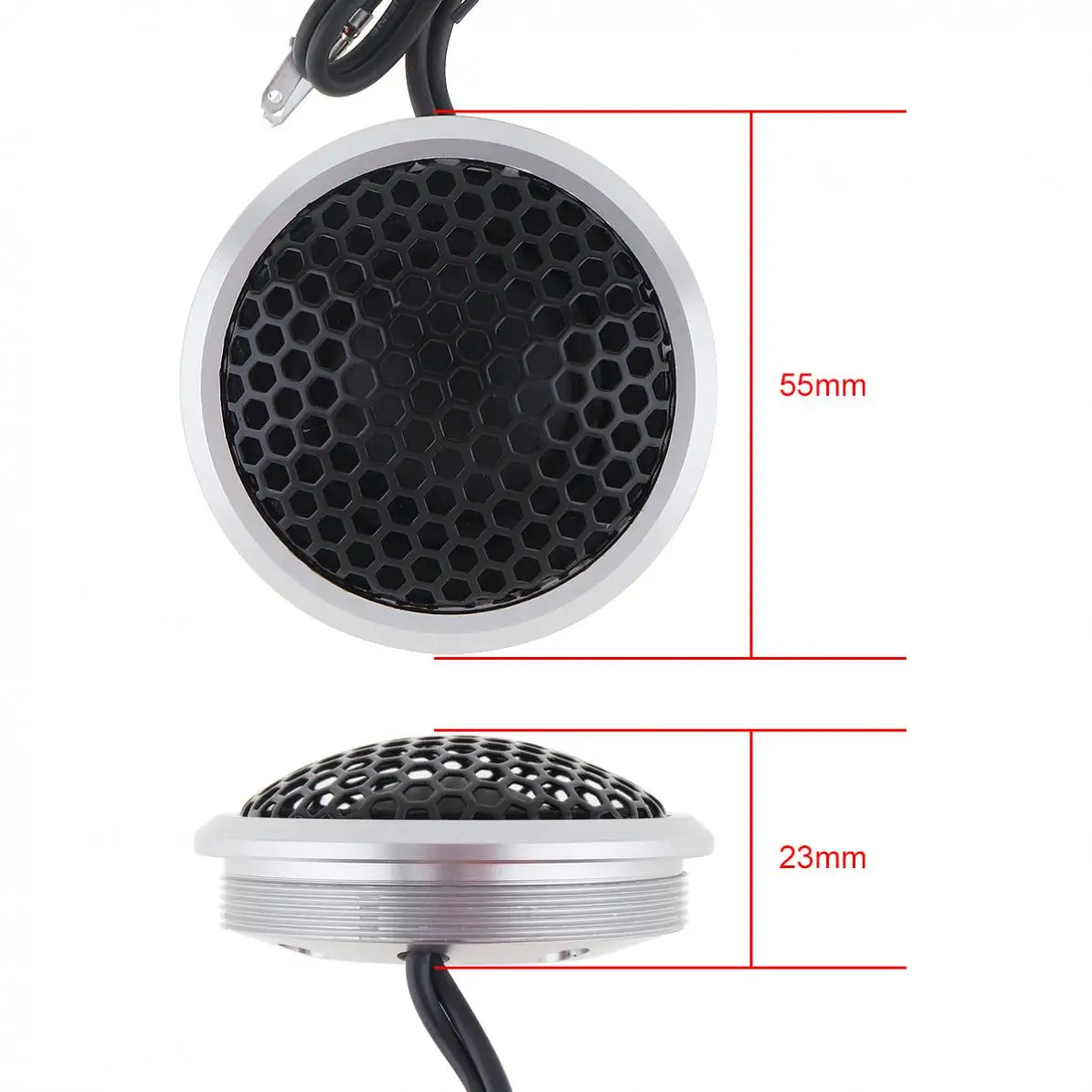 Escudo de Seda Falantes para o Sistema Áudio do Carro Pces Durável Alumínio Estiramento Filme Alta Eficiência Mini Cúpula Tweeter Alto 2 150 w 25mm 9 High Quality Automóveis e motos