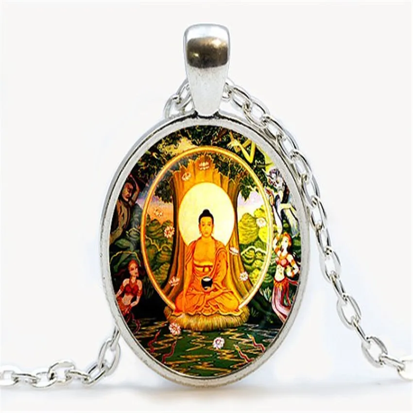 (1 pieces/lot) Vintage Buddha pendant, Buddha necklace, Buddhist