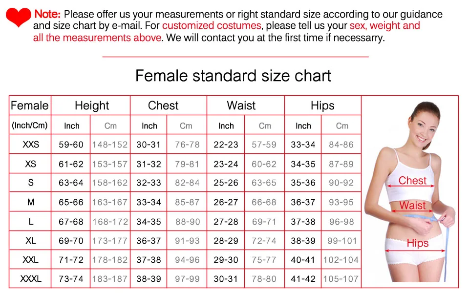female size