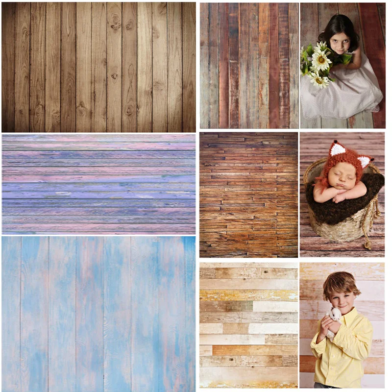 

NeoBack Wooden Pinewood Photography Backdrops photophone Baby Newborn background for photo Wood backdrop