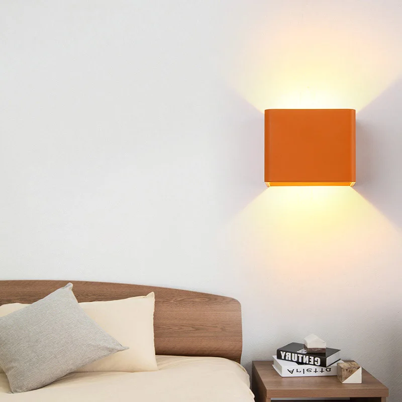 Светодиодный настенный светильник 5 Вт AC 85-240 В, современные настенные светильники для спальни в помещении, столовой, коридора, освещения из алюминия