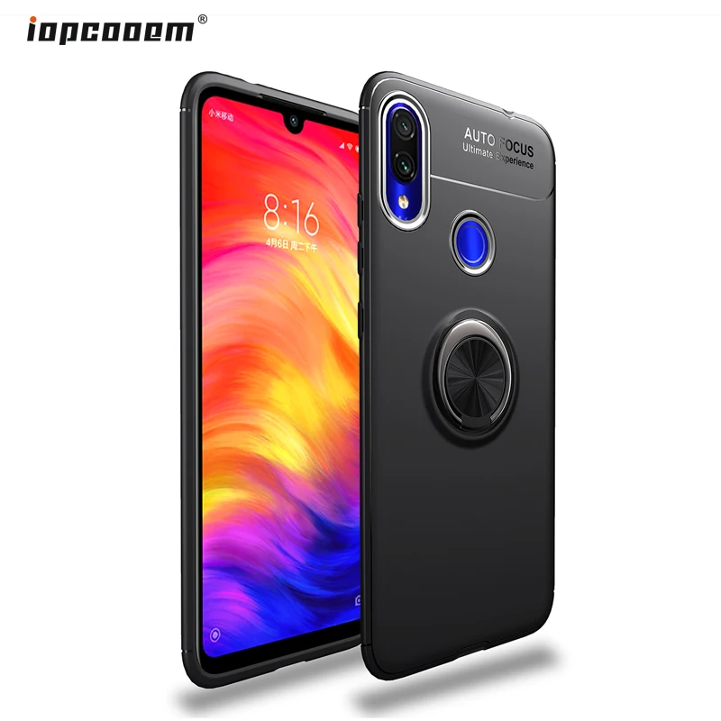 Чехол для Xiaomi Redmi Note 7 мягкий силиконовый матовый чехол Global чехлы