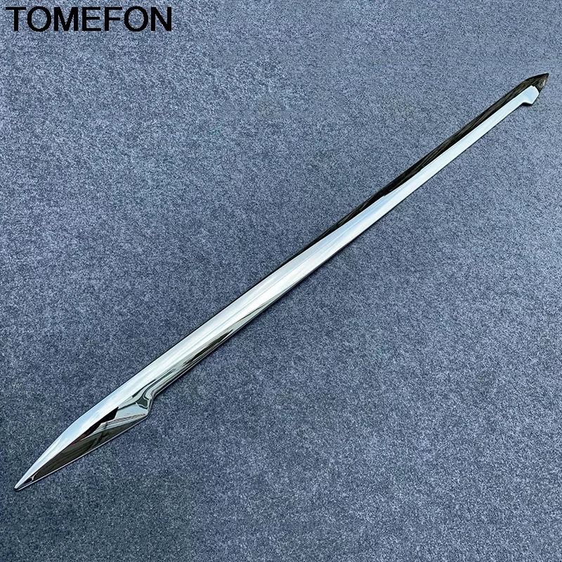 TOMEFON For Toyota RAV4 Adventure 2019 2020 Rear Trunk Streamer Tail Gate Door Strip Cover Trim Exterior Accessories ABS Chrome |