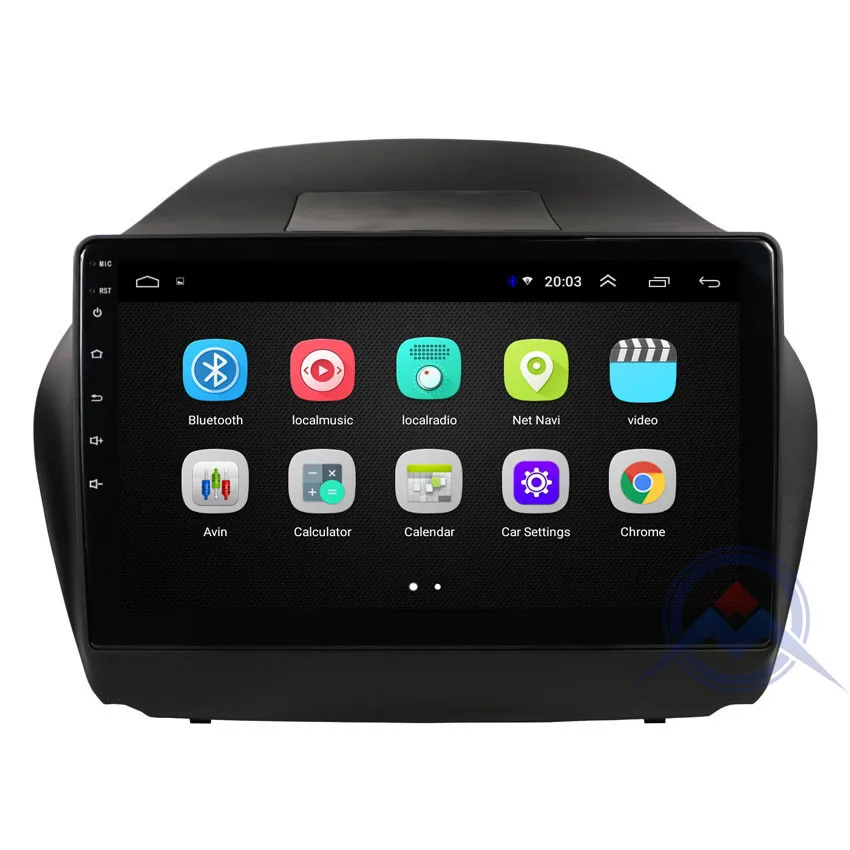 ZOHANAVI 10,2 дюймов Android 9,0 автомобильный dvd-плеер для hyundai Tucson IX35 2011- автомобильный Радио Аудио с картами