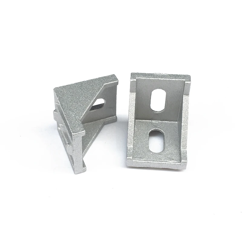 40x40 soporte de aluminio extruido Esquina Soporte de ángulo conjunta de Esquina Forma De L