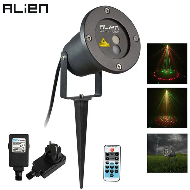 ALIEN Outdoor Laser Christmas Tree Lights Waterproof IP65 RG Party