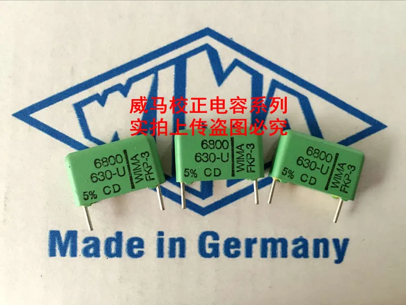 WIMA 1500PF 630V FKP3 AUDIO Polyester Film Capacitors 10 pcs// 20 pcs// 50pcs