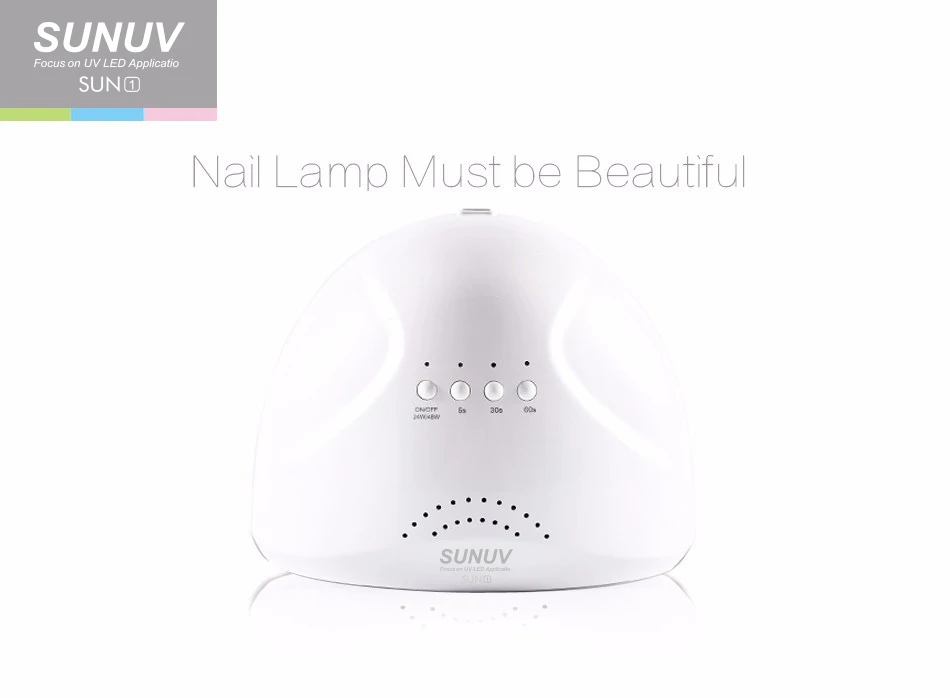 SUNUV Sunone 48W Professional Nail Lampe LED Manicure UV Lamp Nail Dryer for UV Gel LED Gel Nail Machine Infrared Sensor