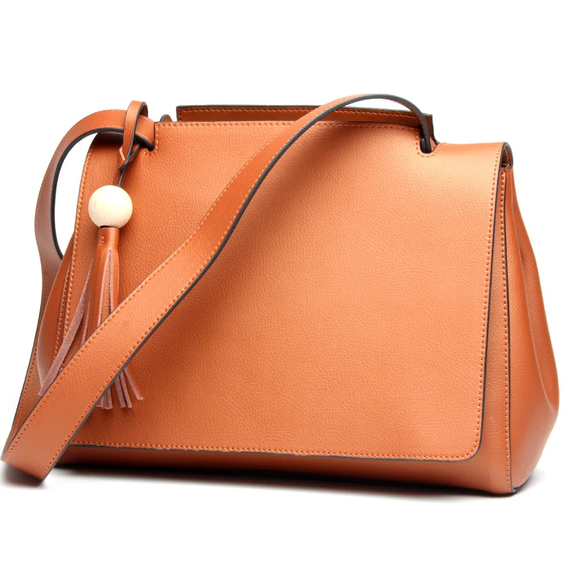 ФОТО New Simple Leather Shoulder Bags Womens Ladies Casual Cross Body Handbags Bolsas Femininas