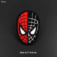 Человек-паук кружевная ткань патч Железный На Spidernan значок аппликации для куртки джинсы наклейки на Рюкзак украшения