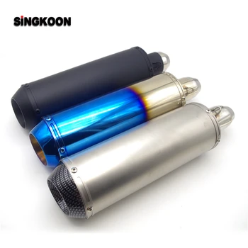 

The Newest 51mm Inlet Universal motorcycle exhaust Pipe scape moto silencieux FOR yamaha bws 125 aerox 50 suzuki gs 500 burgman