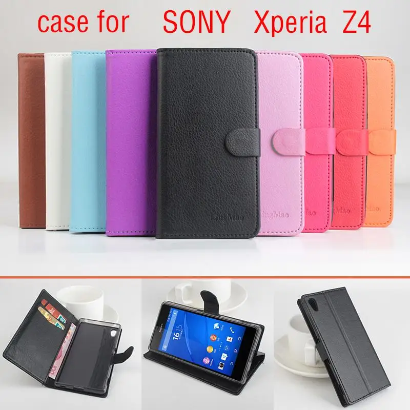 Phone case для sony xperia z4 о откидную крышку мобильного телефона сумки. бренд горячей